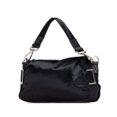 フェンディ マルチポケット バゲット ハンドバッグ ショルダーバッグ 2WAY 8BR808 ブラック ナイロン レザー レディース FENDI 【中古】